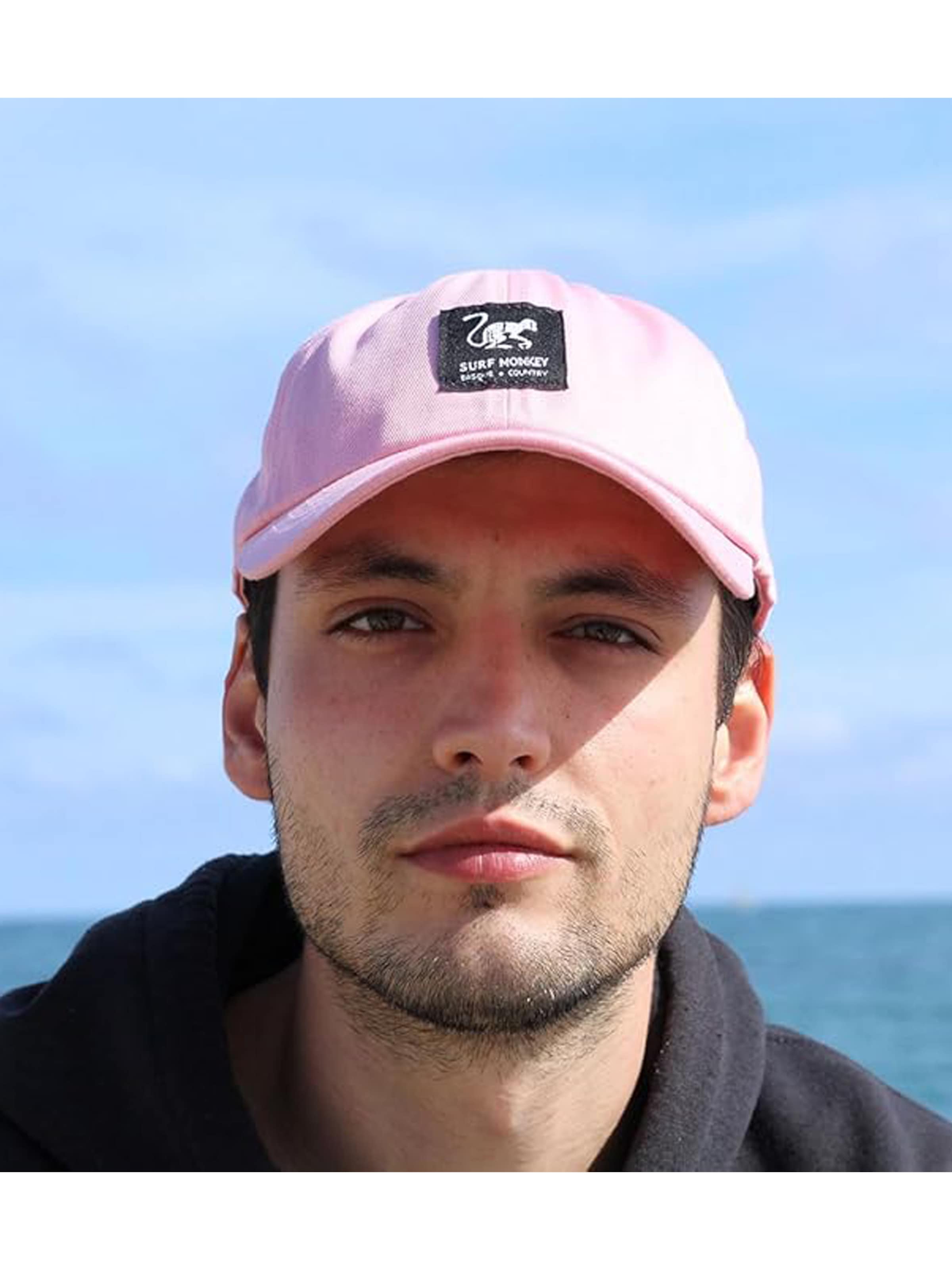 Cappello da baseball sportivo di Surf Monkey in rosa