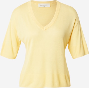 MSCH COPENHAGENPulover 'Rini Kobra' - žuta boja: prednji dio