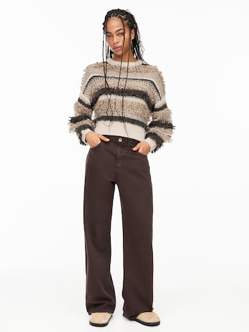 Pull-over Pull&Bear en marron