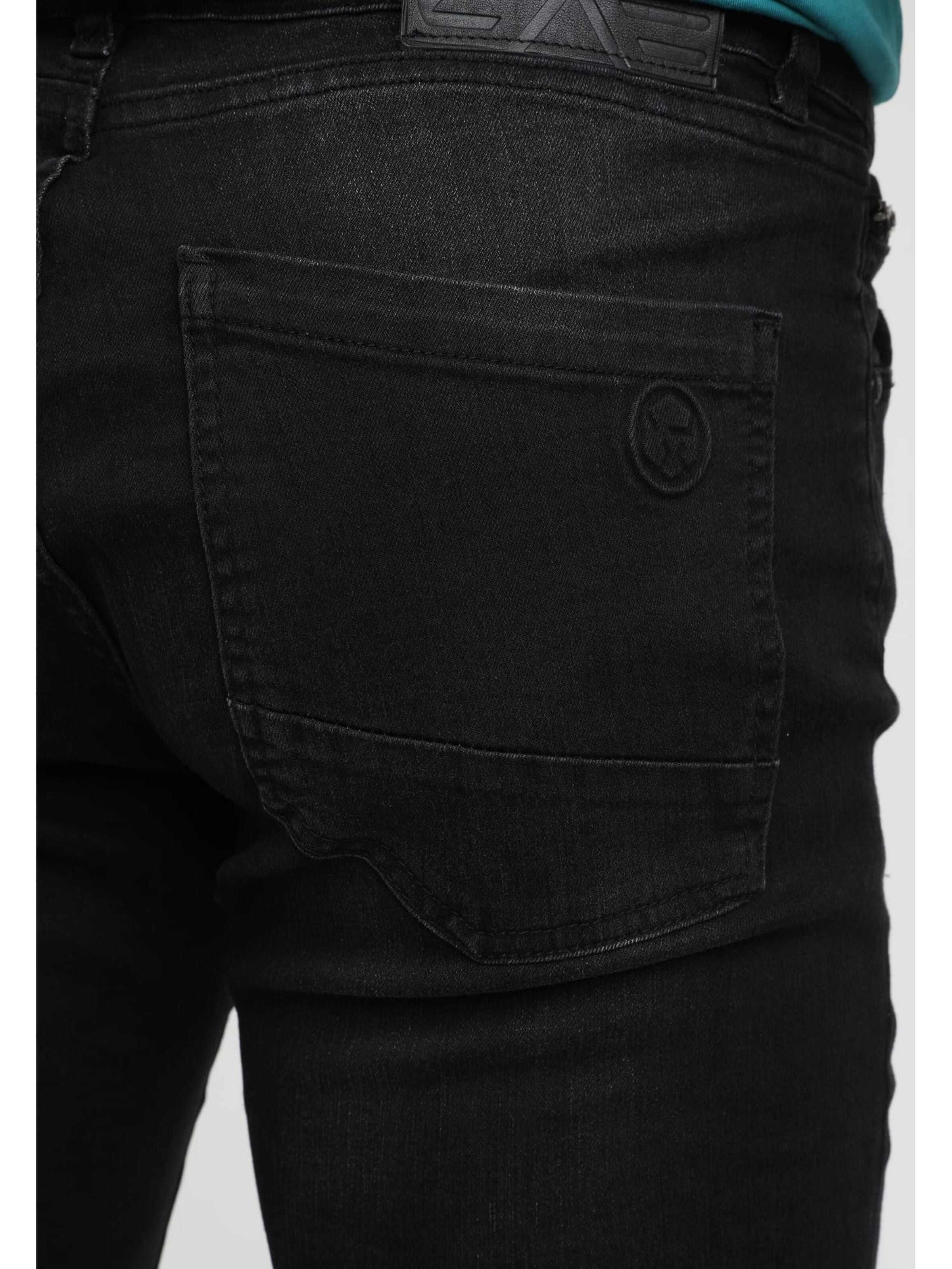 Gabbiano Baggy Jeans 'Ultimo' in Black