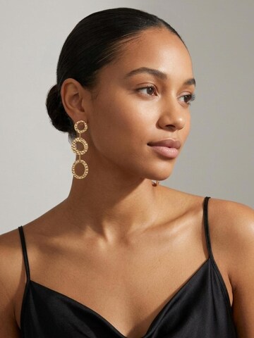 DNSK Copenhagen - Pendientes 'SOL' en oro