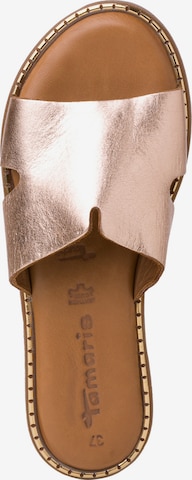 TAMARIS Mules in Gold