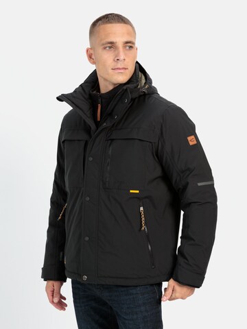 CAMEL ACTIVE Weatherproof jacket in Black: front