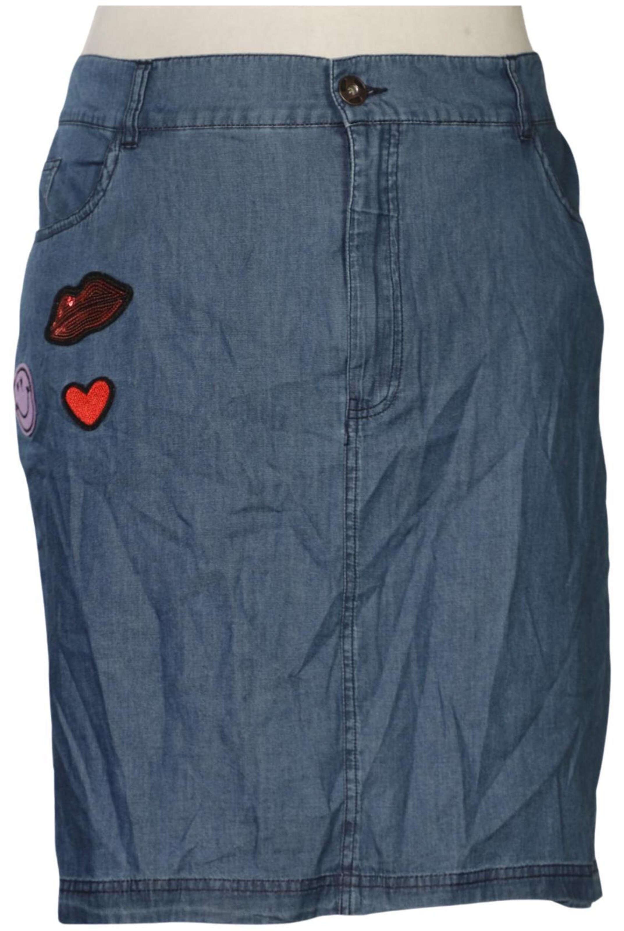 Ulla Popken Skirt in 6XL in Blue: front