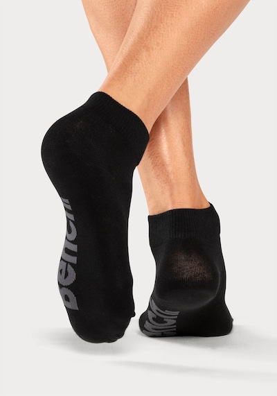 BENCH Socken in hellgrau / schwarz, Produktansicht