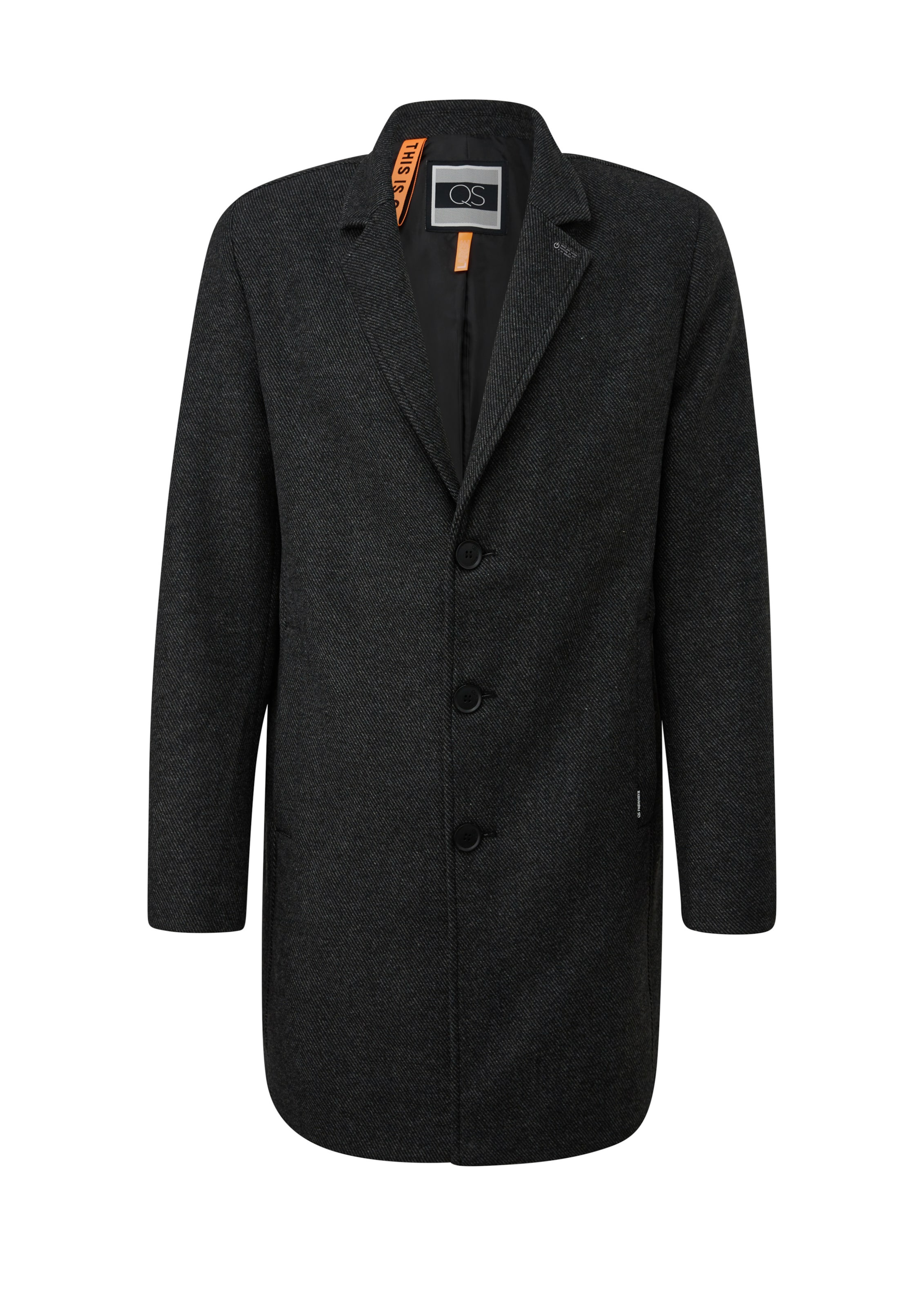 QS Between-Seasons Coat in L in Dark grey, Item view