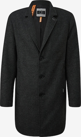 QS Between-Seasons Coat in Grey: front
