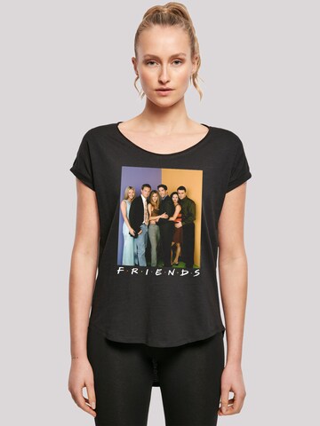 T-shirt 'Friends Group Photo' F4NT4STIC en noir : devant