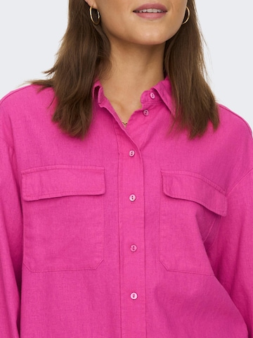 Camicia da donna 'Caro' di ONLY in rosa