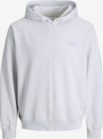 Jack & Jones Junior Sweatjacke in Weiß: Vorderseite