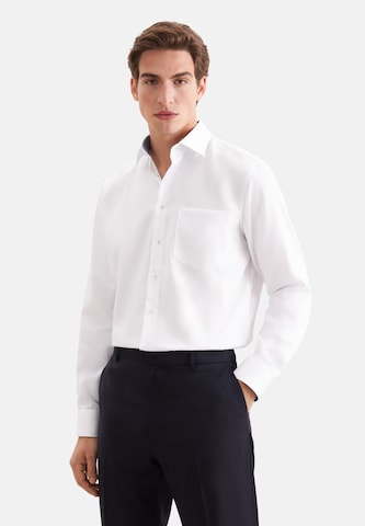 SEIDENSTICKER Regular fit Business shirt in White: front