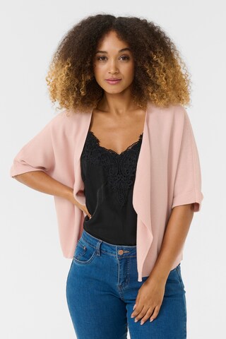 Cream Strickjacke 'Sillar' in Pink: Vorderseite