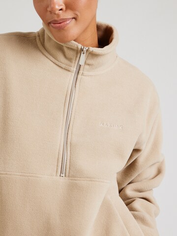 Pull-over 'Nash' mazine en marron