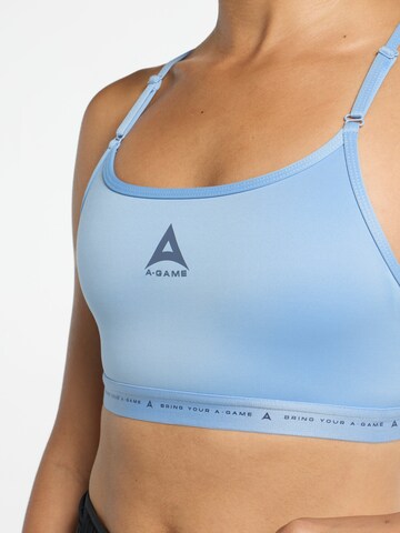 A-Game Αθλητικό σουτιέν 'Adjustable Yoga Sports Bra' σε μπλε