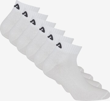 Chaussettes FILA en blanc : devant