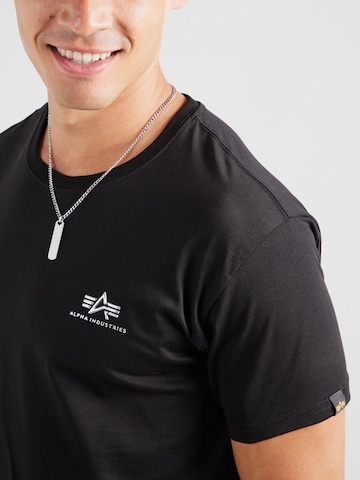ALPHA INDUSTRIES Koszulka w kolorze czarny