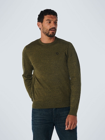 No Excess Sweater in Green: front