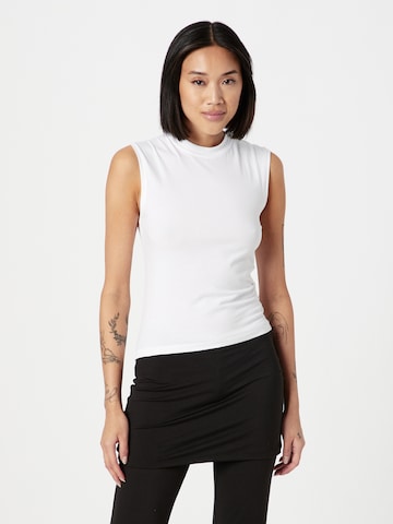 WEEKDAY Top in Black: front