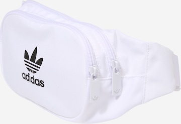 ADIDAS ORIGINALS Fanny Pack in White: front