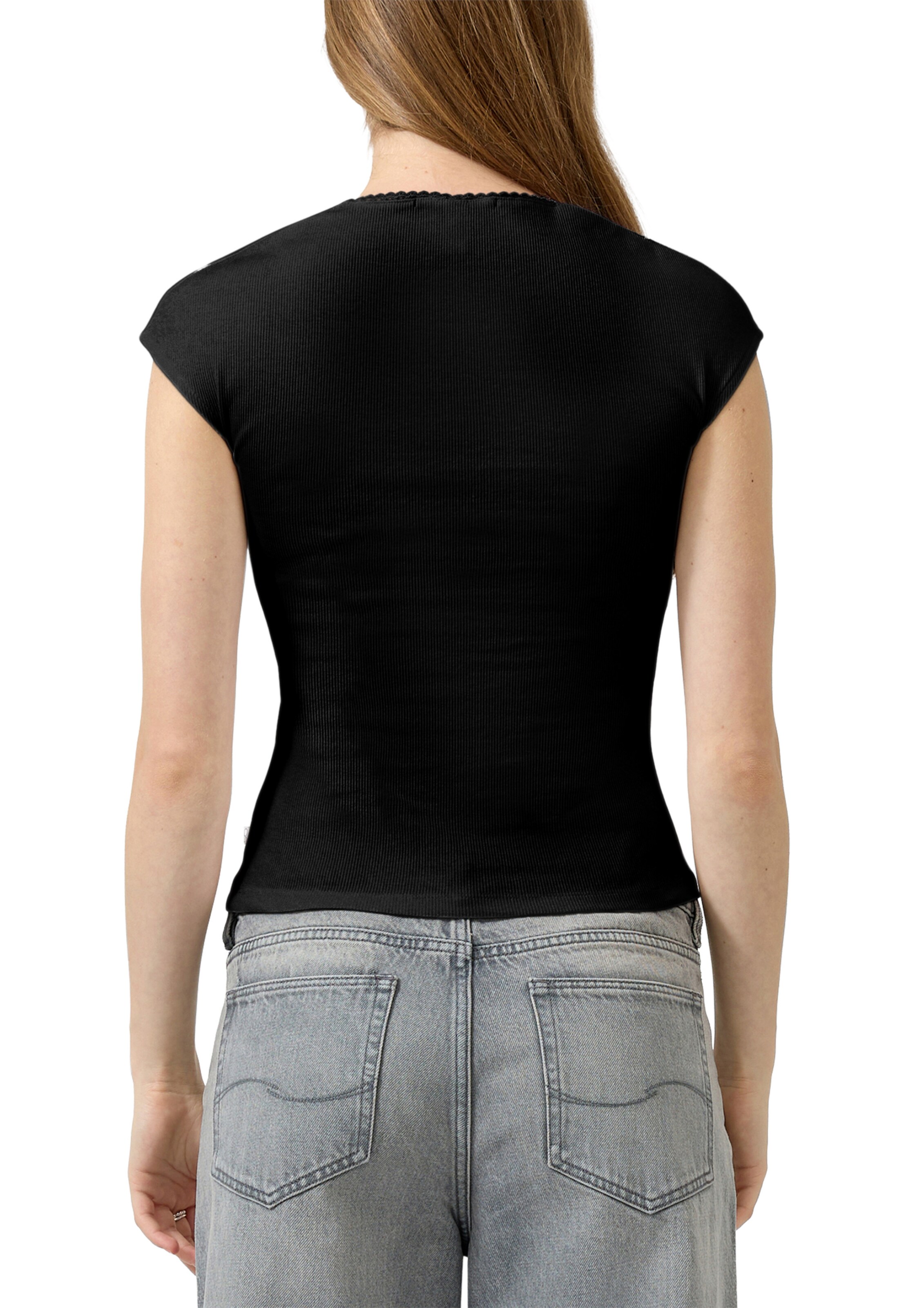 QS Shirt in Zwart