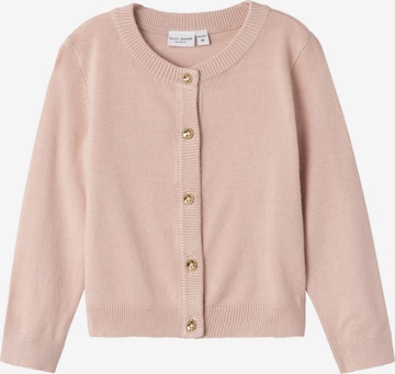 NAME IT Knit Cardigan in Pink: front