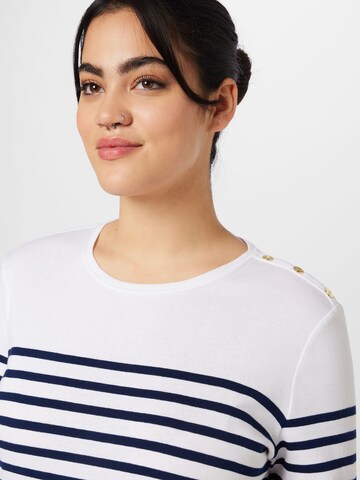 Lauren Ralph Lauren Plus Shirt 'MULIATI' in Blauw