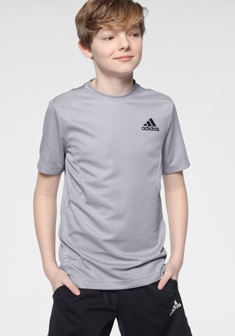 T-Shirt fonctionnel ADIDAS PERFORMANCE en gris : devant