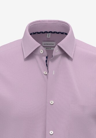 SEIDENSTICKER Regular Fit Businesshemd 'SMART ESSENTIAL' in Pink