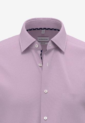 SEIDENSTICKER Regular fit Business Shirt 'SMART ESSENTIAL' in Pink