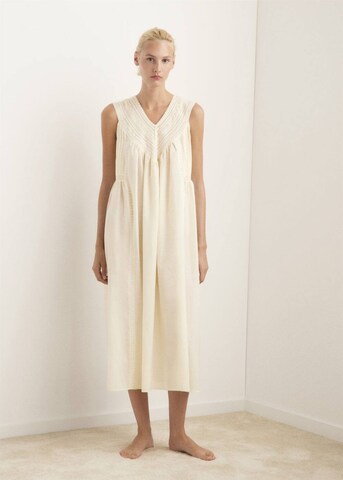MANGO Nightgown 'Tere' in Beige: front