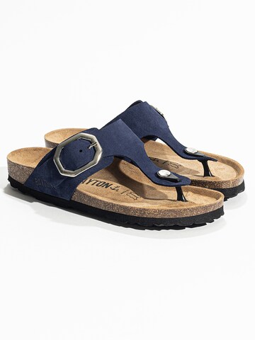 Bayton - Sandalias de dedo 'Mercure' en azul