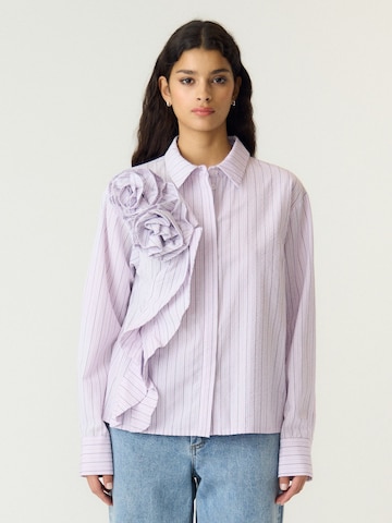 YAS Blouse 'YASRosa' in Purple: front