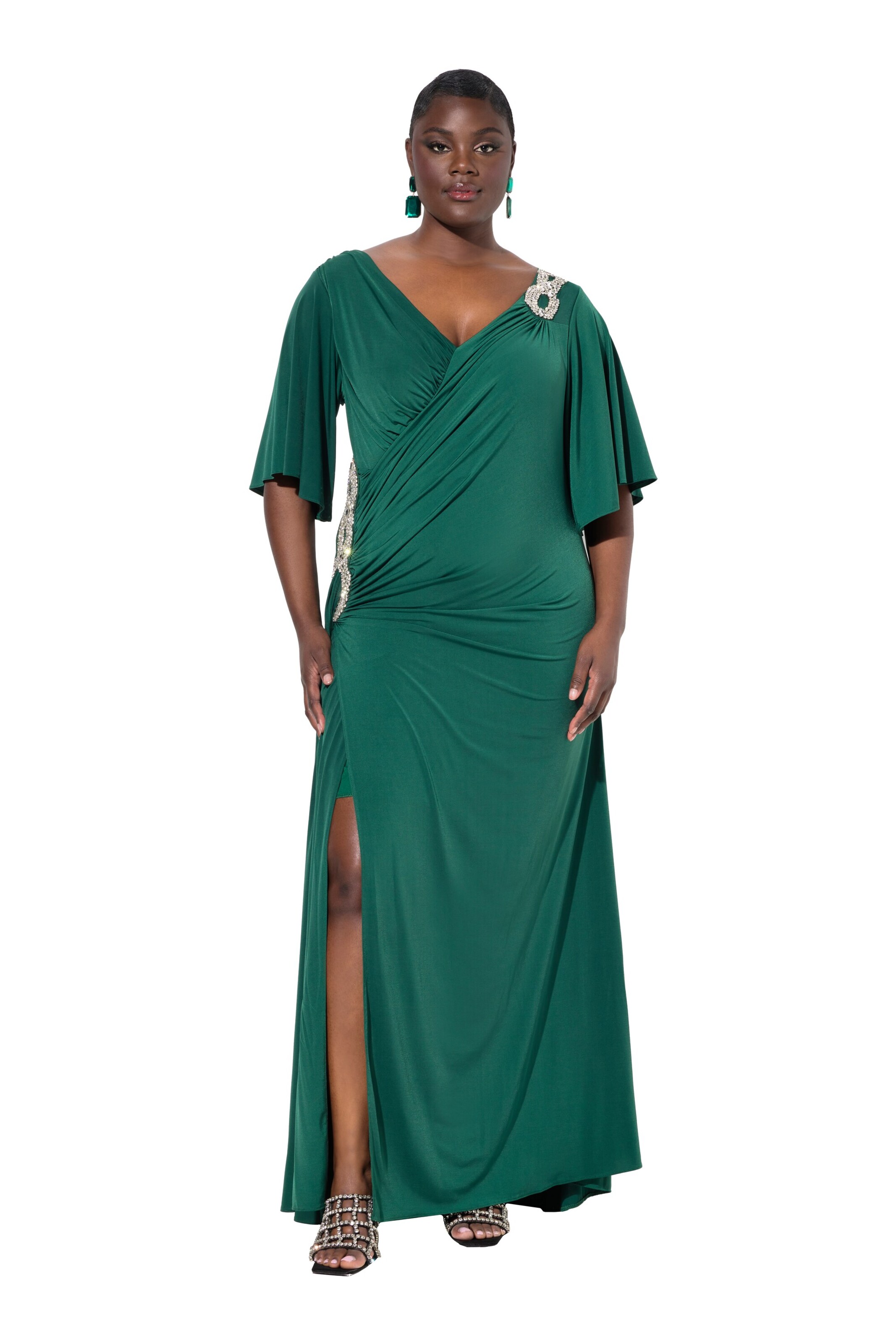 Ulla Popken Evening dress in Green: front