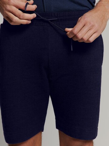 Regular Pantalon No Excess en bleu