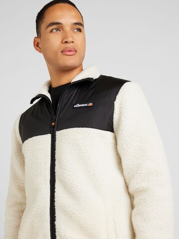 ELLESSE Fleece jacket 'Cristofi' in Beige