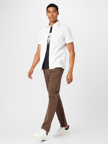 JACK & JONES Tapered Παντελόνι τσίνο 'STACE HARLOW' σε καφέ