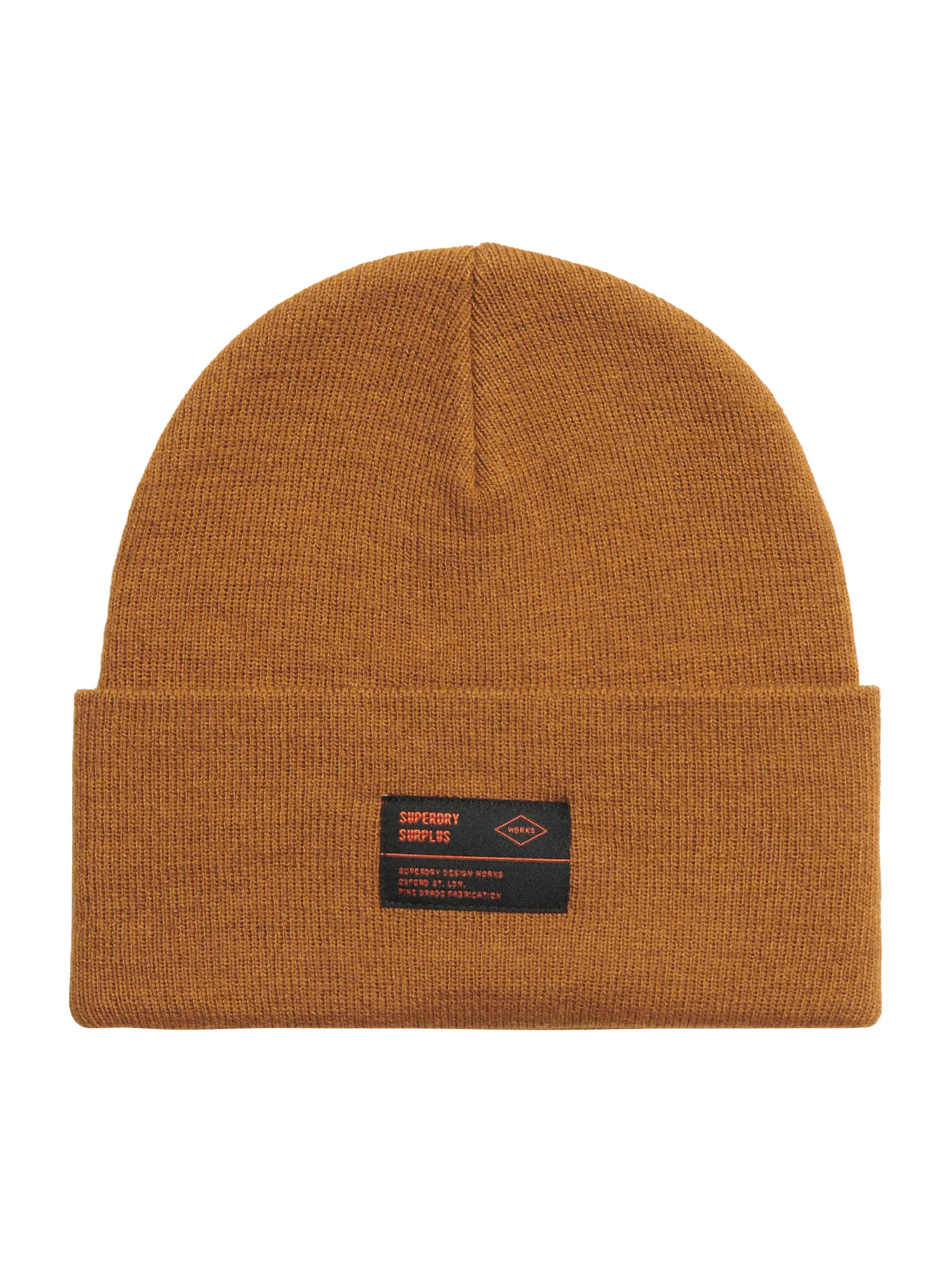 Bonnet 'SURPLUS' Superdry en beige : devant