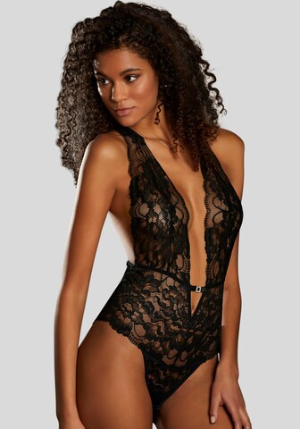 JETTE Bodysuit in Black: front