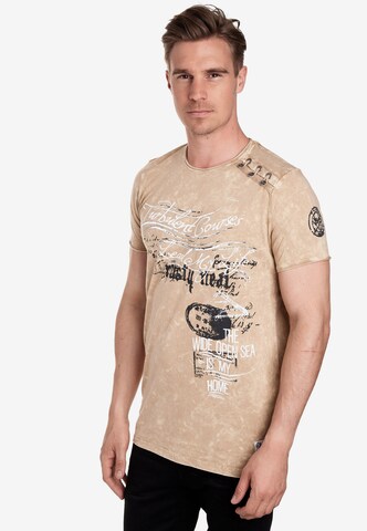 Rusty Neal T-Shirt in Braun: predná strana