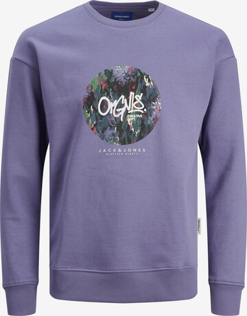 JACK & JONES Sweatshirt 'Silverlake' in Purple: front