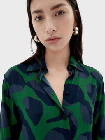 Thinking MU Blouse 'Katha' in Green