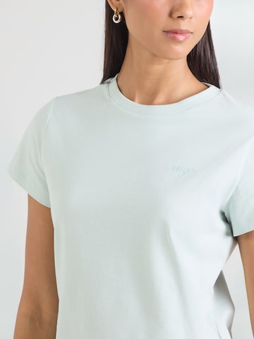 HUGO T-shirt 'Damatee_B' i grön
