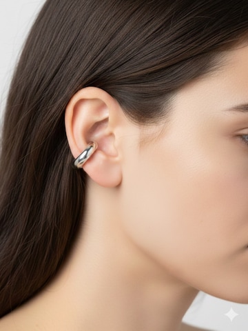Orecchini 'Ear cuff Big Bowie S' di YParis in argento: frontale