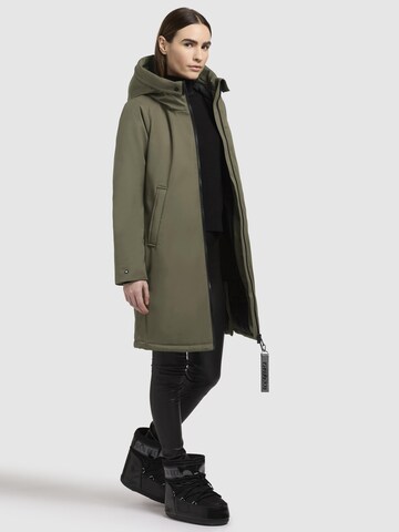 Cappotto di mezza stagione 'Yaak3-YM' di khujo in verde
