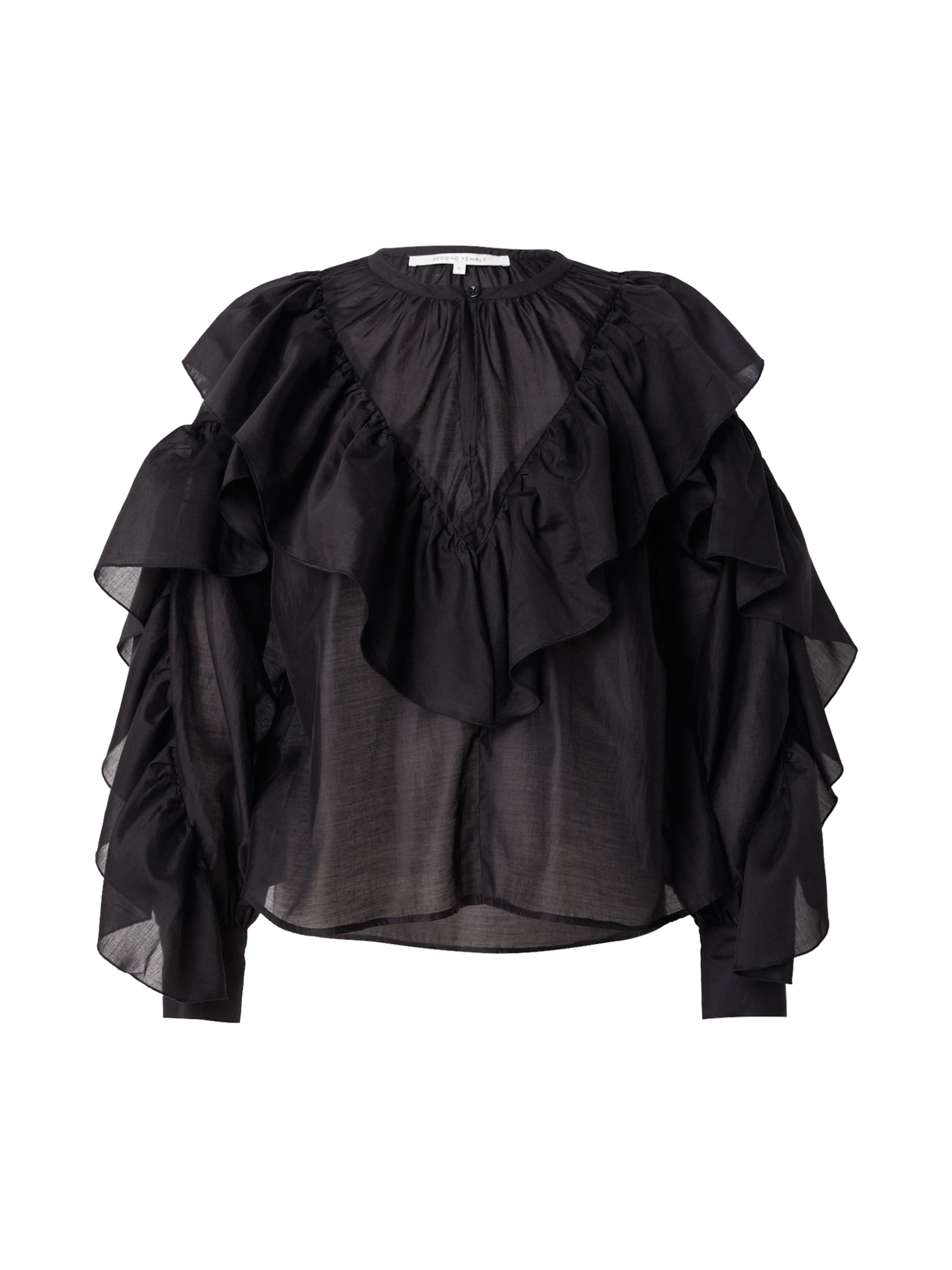 SECOND FEMALE Blouse in Black: front