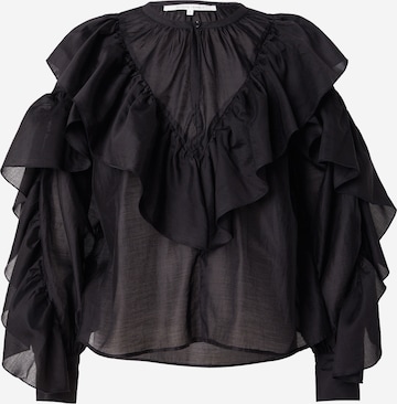 Chemisier SECOND FEMALE en noir : devant