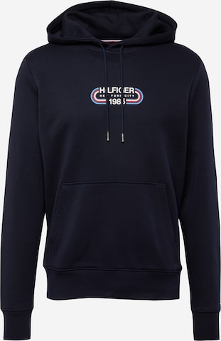 Sweat-shirt TOMMY HILFIGER en bleu : devant