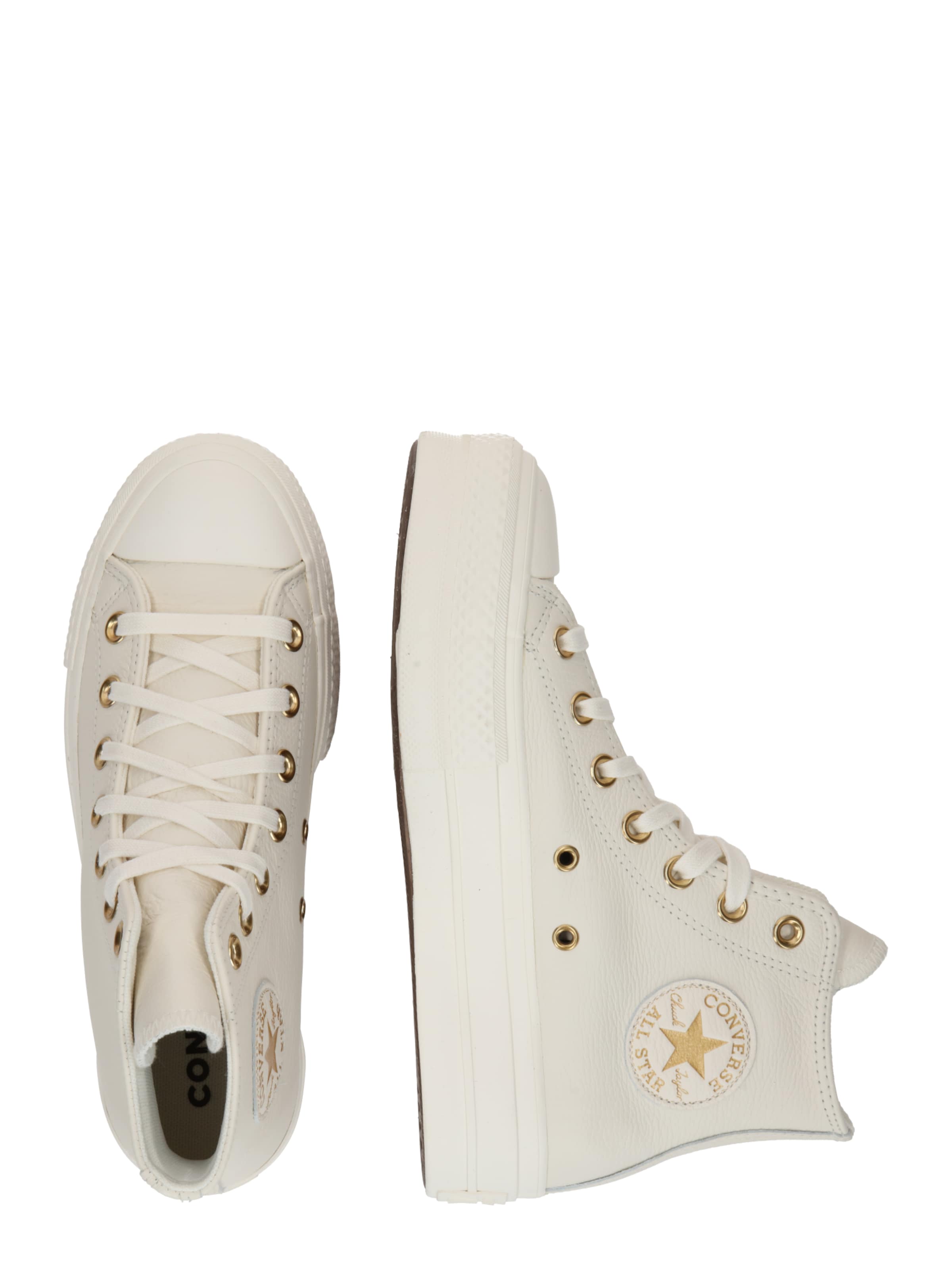 CONVERSE Σνίκερ ψηλό 'CHUCK TAYLOR ALL STAR LIFT' σε μπεζ