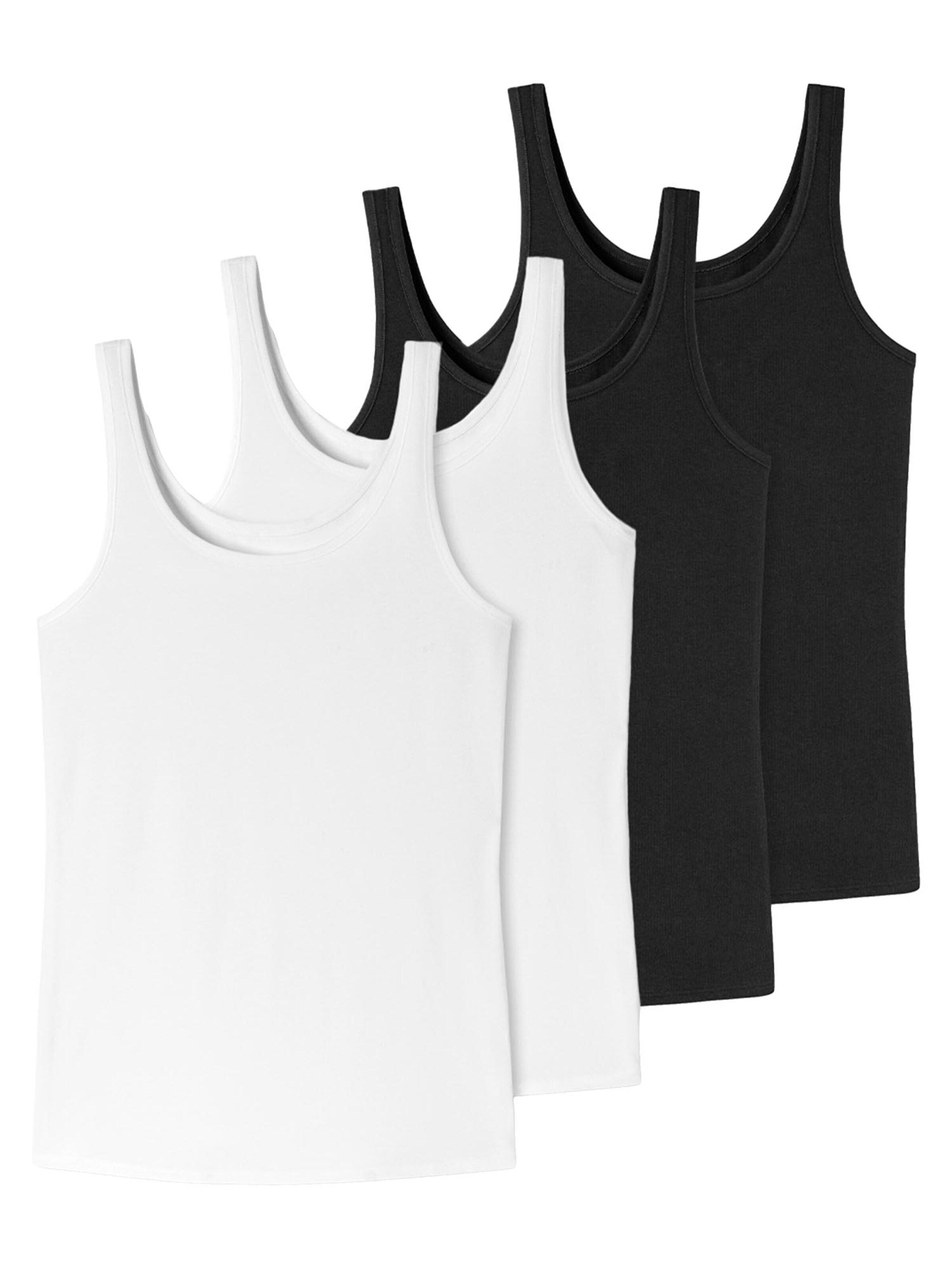 uncover by SCHIESSER Undershirt 'Cotton' in Black: front