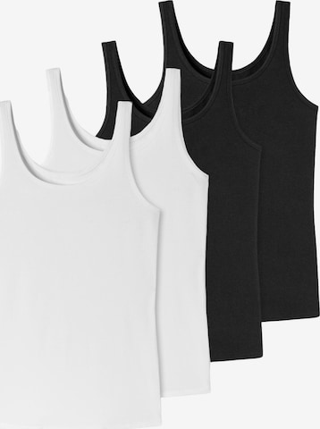 uncover by SCHIESSER Undershirt 'Cotton' in Black: front